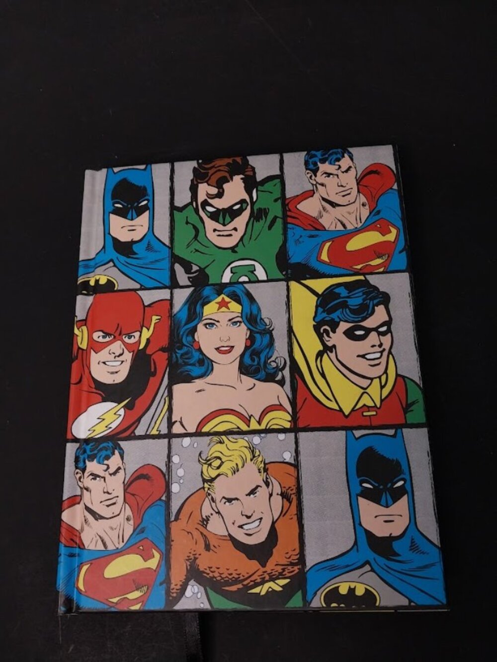 DC Comics Characters Grid Hard Cover Journal